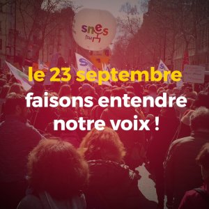 Pour un plan d'urgence dans l'éducation : en grève le 23 septembre !
